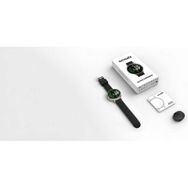 Amazfit Active 3 Premium Apex Silver