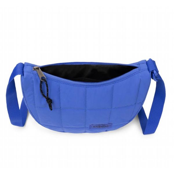 Eastpak-HALF MOON BAG Puff Checks Blue