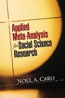 Applied Meta-Analysis for Social Science Research (PDF eBook)