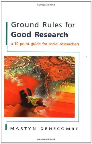 Ground Rules for Good Research