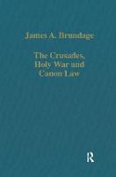 Crusades, Holy War and Canon Law, The