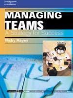 Managing Teams: A Strategy for Success: Psychology @ Work Series