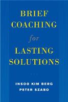 Brief Coaching for Lasting Solutions (ePub eBook)