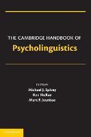 The Cambridge Handbook of Psycholinguistics (PDF eBook)
