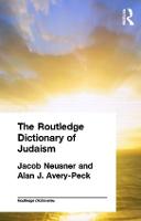 Routledge Dictionary of Judaism, The