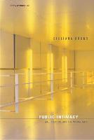 Public Intimacy: Architecture and the Visual Arts (PDF eBook)