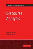Discourse Analysis (PDF eBook)
