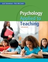 Psychology Applied to Teaching (PDF eBook)