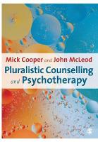 Pluralistic Counselling and Psychotherapy (PDF eBook)