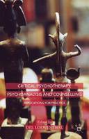 Critical Psychotherapy, Psychoanalysis and Counselling (ePub eBook)