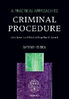 Practical Approach to Criminal Procedure, A