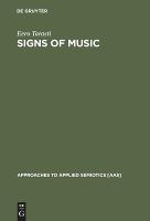 Signs of Music: A Guide to Musical Semiotics