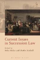 Current Issues in Succession Law (PDF eBook)