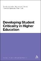 Developing Student Criticality in Higher Education: Undergraduate Learning in the Arts and Social Sciences (PDF eBook)