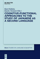 Cognitive-Functional Approaches to the Study of Japanese as a Second Language (ePub eBook)