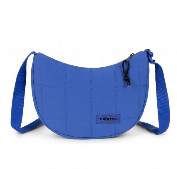 Eastpak-HALF MOON BAG Puff Checks Blue