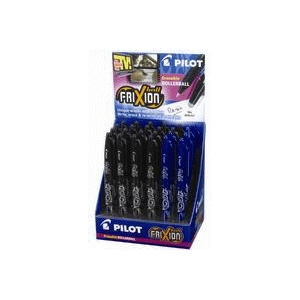 PI01739 Pilot Frixion Erase Rollerball Display 24 Black/Blue Pack of 24